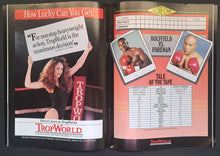 Load image into Gallery viewer, 1991 Holyfield vs Foreman Championship Bout Trump Plaza Boxing Program + Ticket