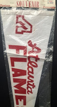 Load image into Gallery viewer, 1970s Atlanta Flames Unopened Hockey NHL Pennant Banner Original Vintage