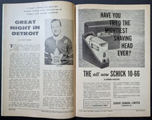 Load image into Gallery viewer, 1962 Toronto Maple Leafs New York Rangers Maple Leaf Gardens Program Vintage NHL