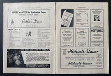 Load image into Gallery viewer, 1944 American Hockey League Program Rhode Island Reds Vs Indianapolis Capitals