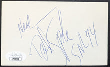 Load image into Gallery viewer, 1994 David Spade Autographed Index Card Signed Cut Saturday Night Live JSA COA
