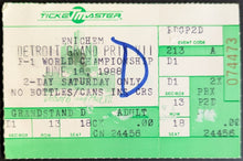 Load image into Gallery viewer, 1988 Formula 1 Detroit Grand Prix Vintage Ticket Ayrton Senna