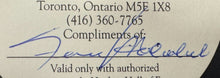 Load image into Gallery viewer, Hockey HOF Signed Complimentary Admission Ticket Autographed Frank Mahovlich JSA