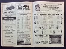 Load image into Gallery viewer, 1965 Boston Gardens Toronto Maple Leafs Boston Bruins NHL Hockey Program Hockey