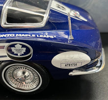Load image into Gallery viewer, Johnny Bower Autographed Signed Toronto Maple Leafs Die Cast Car NHL Hockey JSA