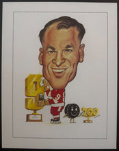 Load image into Gallery viewer, Pelkowski Gordie Howe Caricature Sporticature Hockey NHL Detroit Red Wings