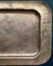 Load image into Gallery viewer, 1932 Summer Olympic Games X Engraved Rings Copper Dinner Tray Los Angeles IOC