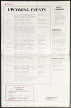 Load image into Gallery viewer, 1986 NBA Preseason Program + Ticket Isiah Thomas Detroit Pistons Basketball VTG