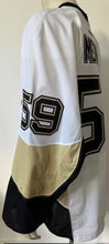 Load image into Gallery viewer, 2014-15 Jayson Megna Pittsburgh Penguins Game Worn Hockey Used Jersey NHL COA