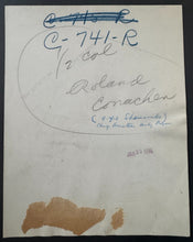 Load image into Gallery viewer, 1936 Type 1 Photo Roland Rolly Conacher Amateur Hockey CYO Shamrocks