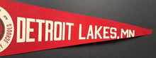 Load image into Gallery viewer, Detroit Lakes, MN Canadian Professional Hockey School Vintage Mid Sized Pennant