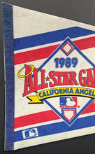 Load image into Gallery viewer, 1989 MLB AllStar Game Pennant From Anaheim Stadium Home Of The California Angels