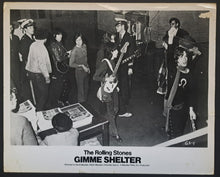 Load image into Gallery viewer, 1970 The Rolling Stones Gimme Shelter Documentary Lobby Card Vintage Movie Photo