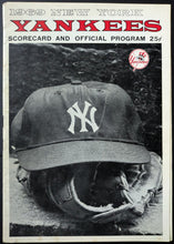 Load image into Gallery viewer, 1969 New York Yankees Program Extra Scoresheet Double Header MLB Vtg