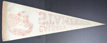 Load image into Gallery viewer, 1970s Calgary Stampeders Vintage 30" Full Sized Felt Pennant CFL Banner