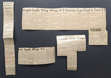 Load image into Gallery viewer, 1964 Detroit Olympia Stanley Cup Program Red Wings Toronto Maple Leafs Hockey