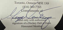 Load image into Gallery viewer, George Armstrong Autographed Signed Hockey Hall of Fame Pass NHL Maple Leafs JSA