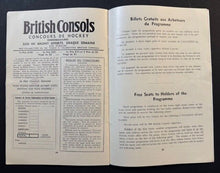 Load image into Gallery viewer, 1932 Montreal Canadians Season Opening Game Program Vs Boston Bruins Vintage NHL