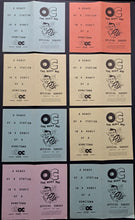 Load image into Gallery viewer, Set of 32 1961-62 CKOC Radio OC The Busy Bee Sensational Sixty Music Charts VTG