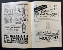 Load image into Gallery viewer, 1932 Montreal Canadians Season Opening Game Program Vs Boston Bruins Vintage NHL