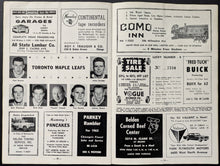 Load image into Gallery viewer, 1962 Stanley Cup Finals Chicago Stadium Maple Leafs Blackhawks Complete Program