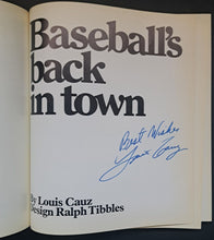 Load image into Gallery viewer, 1976 Toronto Blue Jays Autographed Large Hardcover Book Louis Cuaz Signed MLB