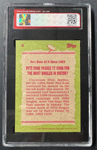 Load image into Gallery viewer, 1985 Topps MLB #6 Pete Rose Cincinnati Reds Record Breaker Baseball Card KSA Vtg