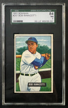 Load image into Gallery viewer, 1951 Bowman Cubs #247 Bob Ramazotti MLB Card SGC Graded Slabbed 84 NM 7 Vtg