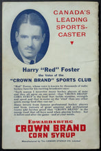 Load image into Gallery viewer, 1935 How To Become A Hockey Star Promo Book Issued By Crown Brand Syrup Vtg NHL