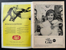 Load image into Gallery viewer, 1964 Stanley Cup Finals Game 1 Program + Ticket Stub Maple Leafs Red Wings Vtg