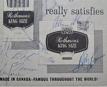Load image into Gallery viewer, 1961/62 Stanley Cup Team Signed Program Page Toronto Maple Leafs NHL Hockey