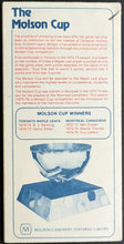 Load image into Gallery viewer, 1975/1976 Molson's NHL Hockey Schedule Vintage Calendar