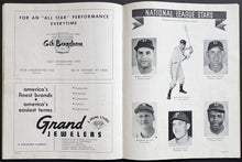 Load image into Gallery viewer, 1951 MLB All Star Game Program Jackie Robinson Joe DiMaggio Ted Williams Vintage