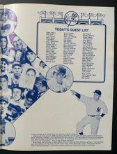 Load image into Gallery viewer, 1979 Yankee Stadium 33rd Annual NY Yankees Old Timers Game Program Vintage MLB