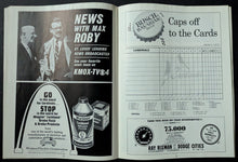 Load image into Gallery viewer, 1964 World Series Program NY Yankees St. Louis Cardinals Busch Stadium Vtg MLB