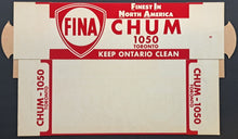 Load image into Gallery viewer, Circa 1960's 1050 CHUM Rock n' Roll Radio Toronto Promotional Waste Basket VTG