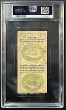 Load image into Gallery viewer, 1926 World Series Game 3 Ticket St Louis Cardinals NY Yankees Babe Ruth PSA Good