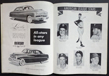 Load image into Gallery viewer, 1951 MLB All Star Game Program Jackie Robinson Joe DiMaggio Ted Williams Vintage