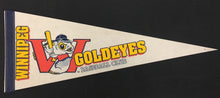 Load image into Gallery viewer, 1994 Winnipeg Goldeyes Baseball Club Northern League Vintage Baseball Pennant
