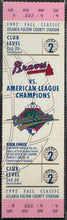 Load image into Gallery viewer, 1992 World Series Game 2 Ticket Toronto Blue Jays Atlanta Braves PSA Vintage MLB