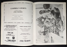 Load image into Gallery viewer, 1979-80 Parry Sound Shamrocks Junior Hockey Club Program Bobby Orr NHL Vintage