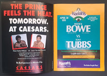Load image into Gallery viewer, 1991 Holyfield vs Foreman Championship Bout Trump Plaza Boxing Program + Ticket