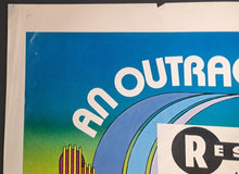 Load image into Gallery viewer, 1972 “Filmore” Original Full Size Movie Poster Santana Grateful Dead Rock & Roll