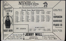 Load image into Gallery viewer, 1938 Cleveland Indians Official Score Card Boston Red Sox Baseball MLB Vintage