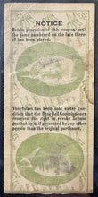 Load image into Gallery viewer, 1926 World Series Game 3 Ticket St Louis Cardinals NY Yankees Babe Ruth PSA Good