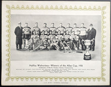 Load image into Gallery viewer, 1934/35 Halifax Wolverines CCM Premium Allan Cup Vintage Hockey Team Photo