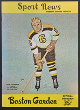 Load image into Gallery viewer, 1961 Boston Garden Boston Bruins NHL Hockey Complete Program Vintage