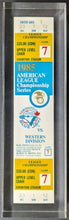 Load image into Gallery viewer, 1985 Toronto Blue Jays 1st Playoff Run Lucite Encased Full Ticket ALCS Game 7