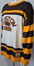 Load image into Gallery viewer, 1926/27 Boston Bruins #2 Eddie Shore Hockey Sweater Ebbets Field Flannels XL