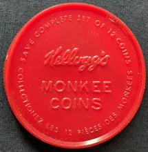 Load image into Gallery viewer, 1967 The Monkees Set of 9 Kellogg's Premium Collectible Plastic Vintage Coins